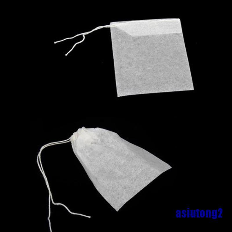 Set 100 túi lọc trà rỗng có dây bằng giấy 5.5 x 7cm | BigBuy360 - bigbuy360.vn