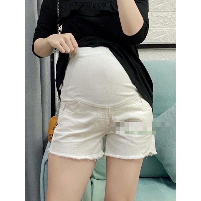 (Sỉ, lẻ) Quần đùi bầu kaki co giãn 4 chiều