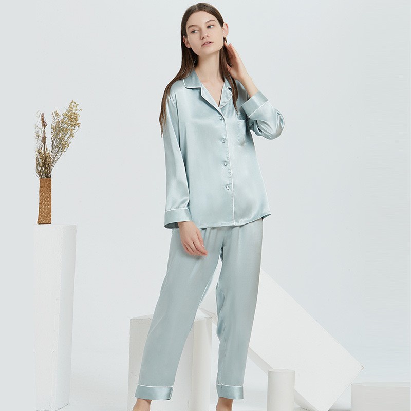 Pajamas Đồ Ngủ Mặc Nhà Lụa Mềm Mịn FreeSize AMANTA AMTPY009