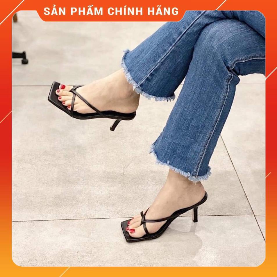 Guốc Sandal Sỏ Ngón Gót Nhọn 7P Mã N11