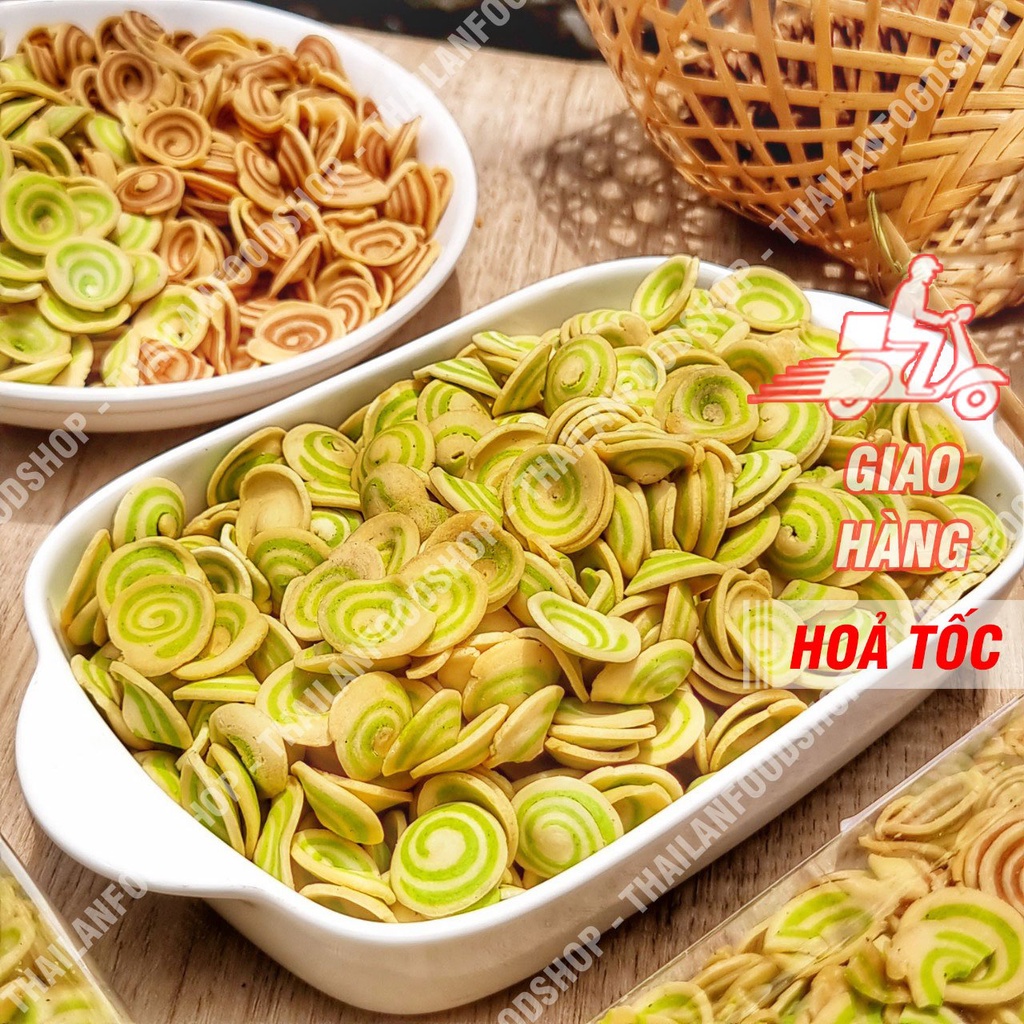 Bánh Tai Heo Nhí Trung Hiếu Vị Trà Xanh Túi 1kg