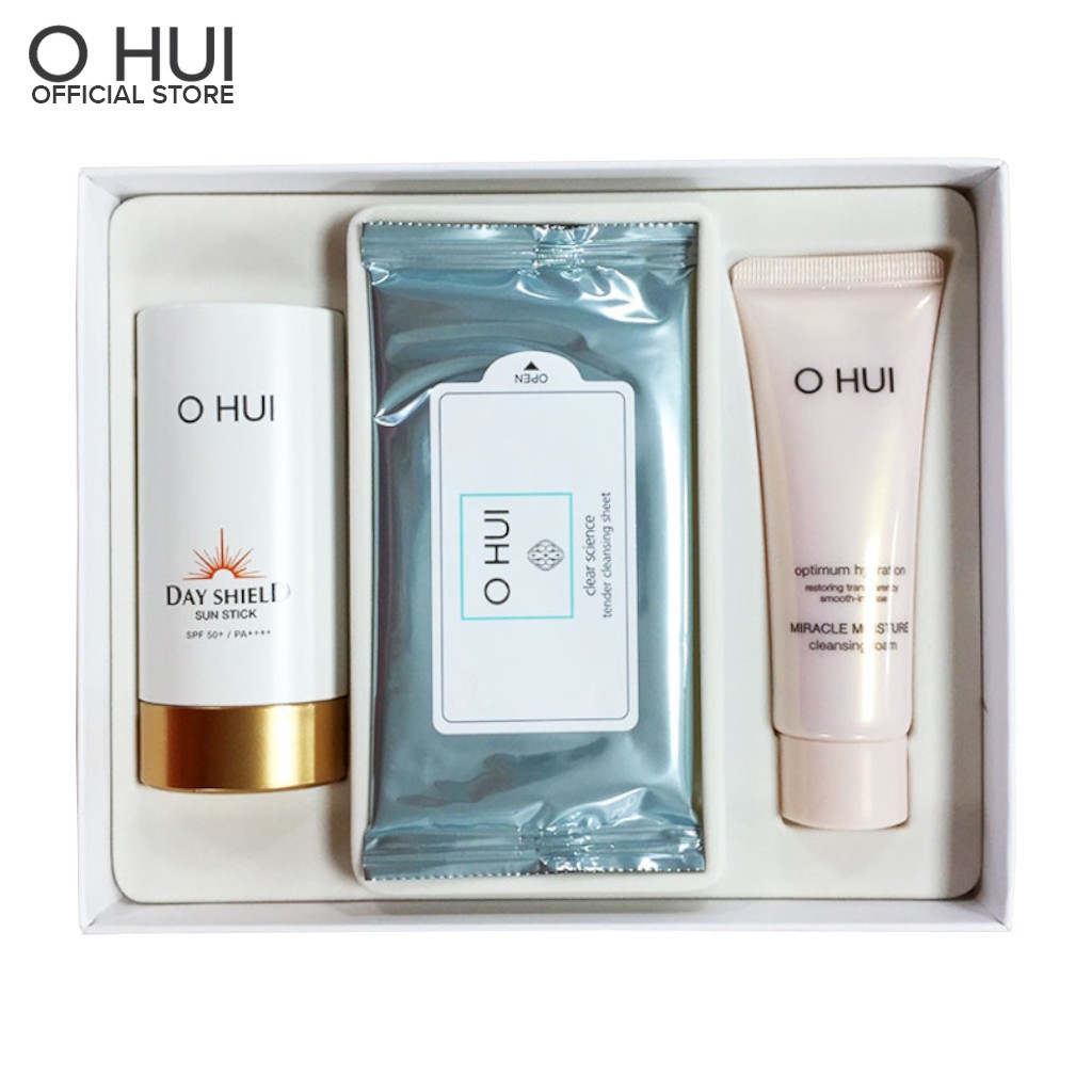 Bộ Làm Sạch Và Chống Nắng 3 Món OHUI Day Shield Sun Stick 95g | BigBuy360 - bigbuy360.vn