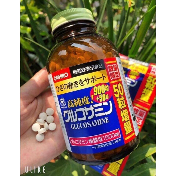 Viên uống bổ xương khớp Glucosamin Orihiro Nhật Bản 900 viên
