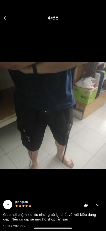 QUẦN SỌT TÚI HỘP HÌNH THẬT, QUẦN SHORT TÚI HỘP | BigBuy360 - bigbuy360.vn