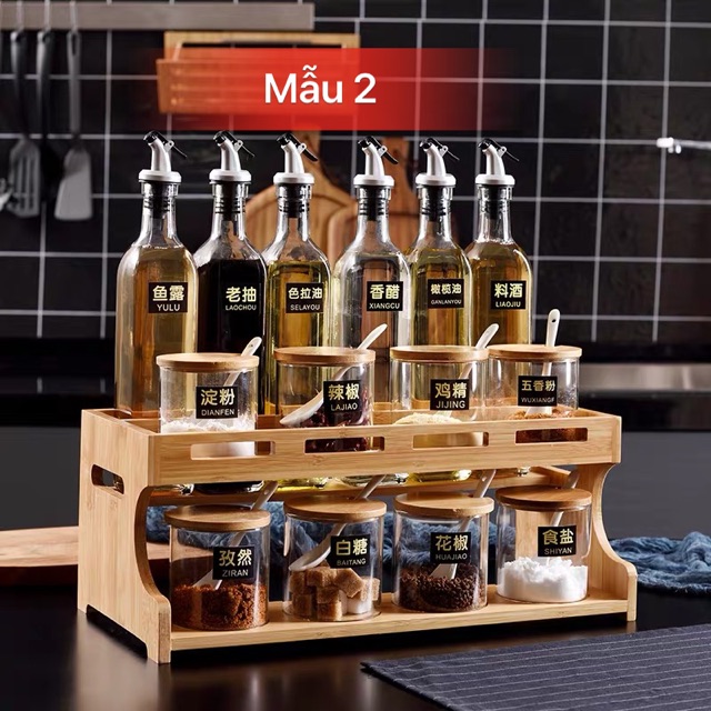 (Có sẵn )Bộ hũ , bình đựng gia vị cao cấp | BigBuy360 - bigbuy360.vn