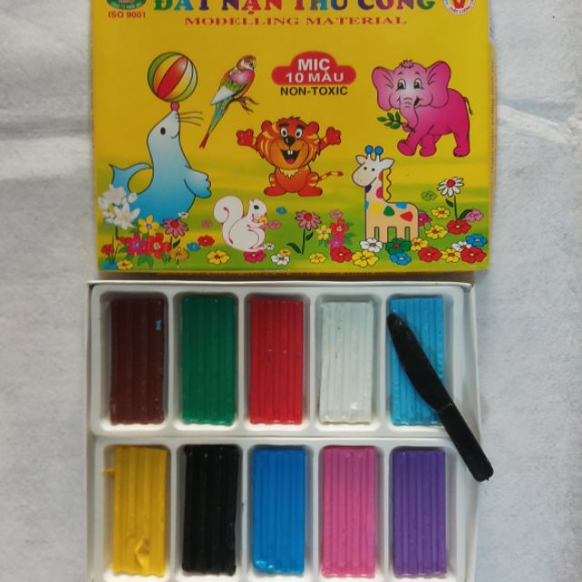 Đất nặn míc 10 màu