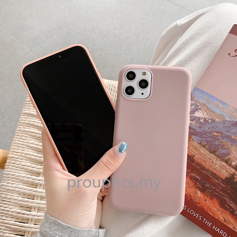 Ốp điện thoại TPU mềm màu trơn cho SAMSUNG GALAXY A7 2018 A01 A10 M10 A71 A01 A02 M02 A02S A12 A10 M10 A32 4G