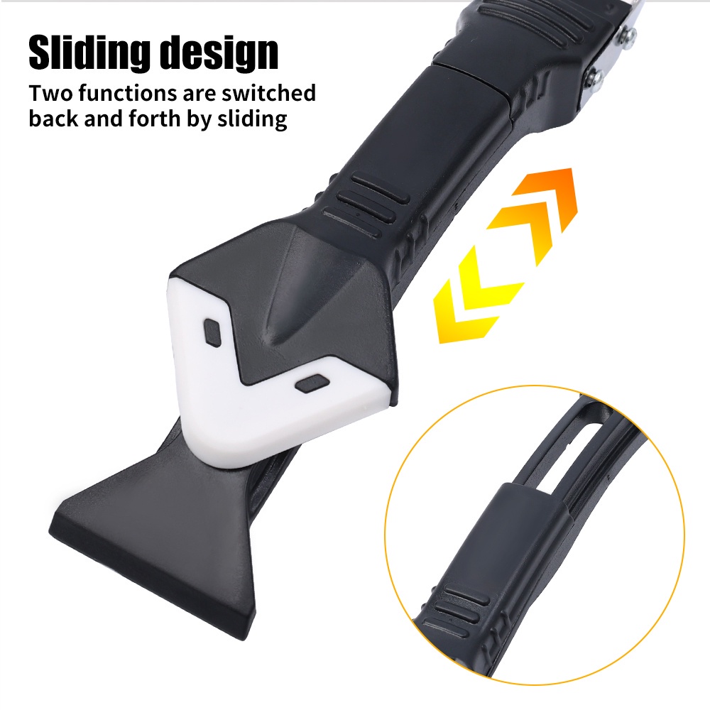Bộ Dụng Cụ Chà Ron Góc Kính / Góc Cạnh Bằng Silicone 5 Trong 1 Đa Năng