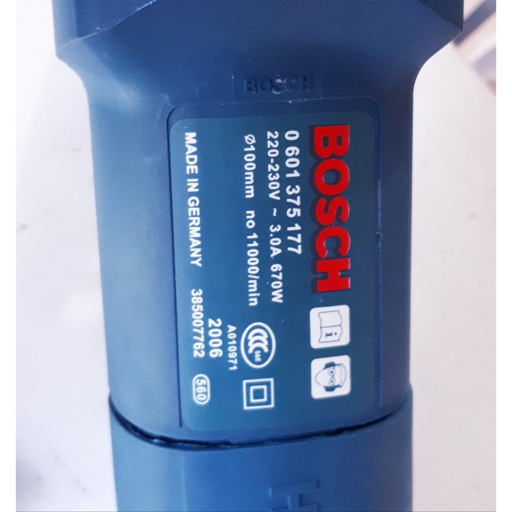 Máy Mài Bosch 670w, Máy Cắt Cầm Tay - Hàng Công Ty - Bảo Hành 12 Tháng
