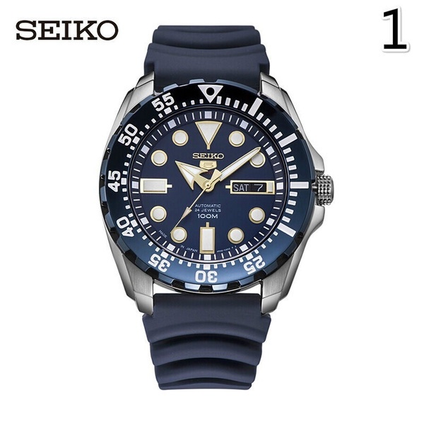 Đồng Hồ quartz seiko 5 Màu Đỏ Răng aquaman Kiểu Dáng Thể Thao srp601j1