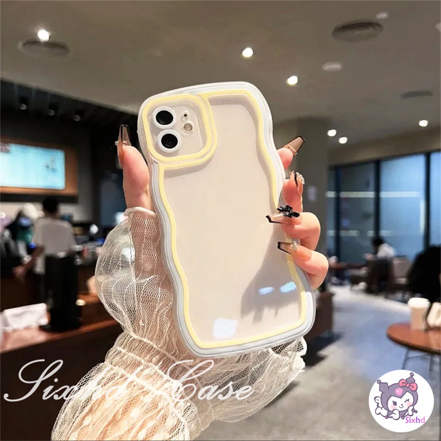 Ốp Lưng Điện Thoại cho Vivo Y17 Y16 Y21s Y22s Y21A Y33s Y15A Y15s Y12A Y12s Y20s Y35 Y20 Y20i Y02 Y02s Y15 Y12 Y11 Y22 Y12i Y95 Y93 Y91C Y1s Y50 Y31 Y30 Y30i S1 V27e V27 V25e V21 sixhd Ốp Điện Thoại Mềm Chống Rơi Họa Tiết Sóng Biển Màu Kẹo Cho