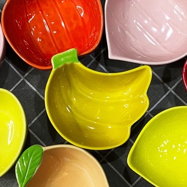 Bát Ăn Dặm Hình Quả Chuối Xinh Xắn AD11 Gốm Sứ Tráng Men Cao Cấp Cho Bé Ăn Dặm YOOTA BABY