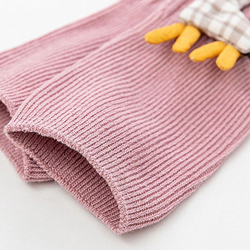 Quần Legging Cotton Chín Tấc Mềm Mại Lưng Vừa In Hình Hươu Hoạt Hình Cho Bé Gái