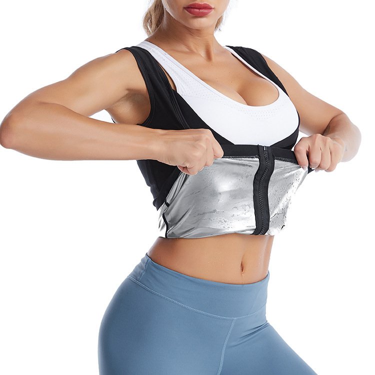 Áo Sinh Nhiệt Tráng Nano Bạc Định Hình Vóc Dáng, Áo Đốt Mỡ Giúp Tan Mỡ Vùng Bụng Joly Lady