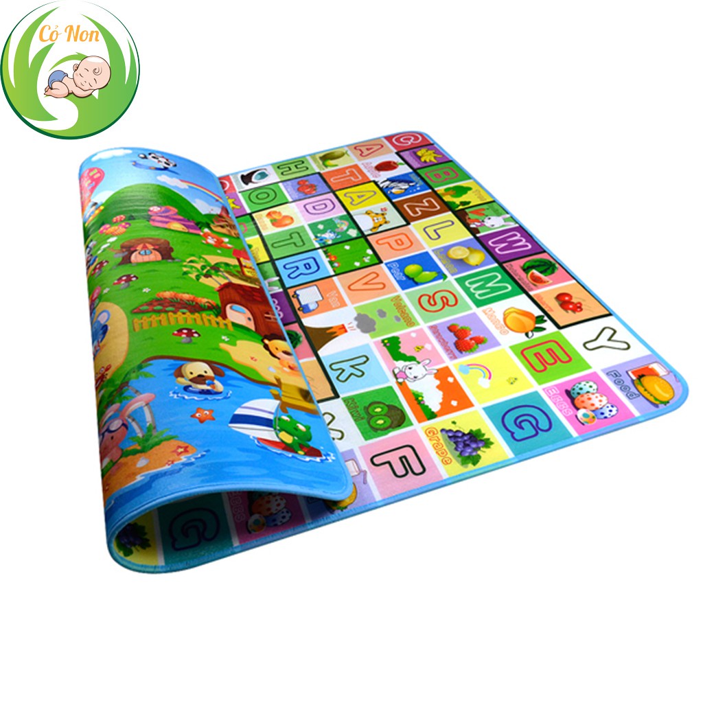 Thảm xốp Maboshi, thảm chơi 2 mặt cho bé