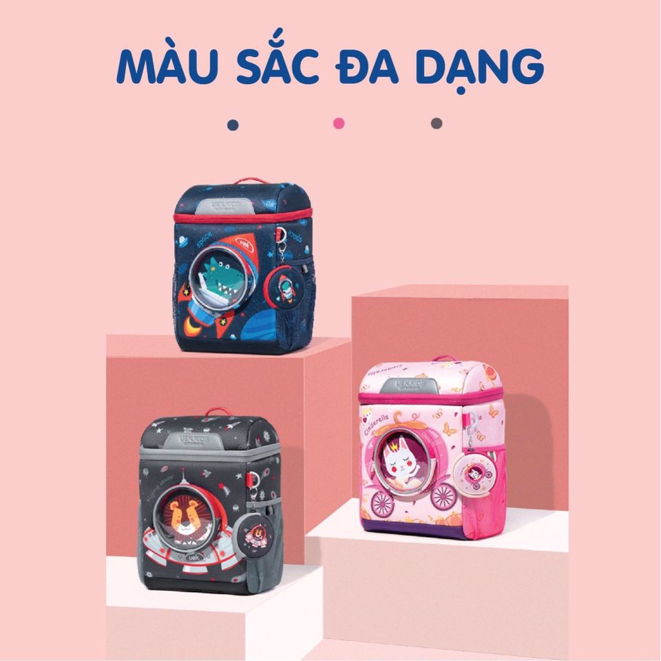 [Haobaby shop] Balo mẫu giáo UEK chống gù lưng cho bé