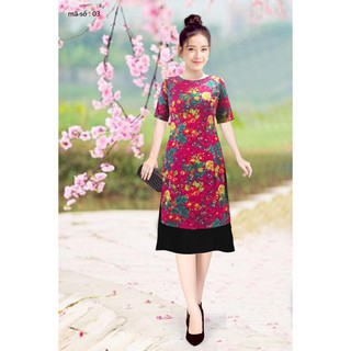 GIÁ XƯỞNG - Áo dài cách tân gấm thun