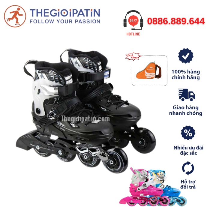 Giày trượt patin flying eagle S6S 3 màu, giày patin chính hãng