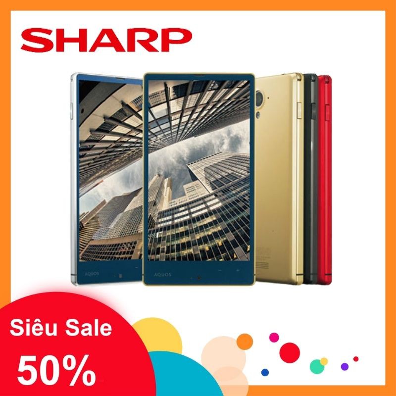 [Mã 11ELSALE hoàn 7% xu đơn 300K] Điện thoại Nhật Sharp xxx Aquos 304SH