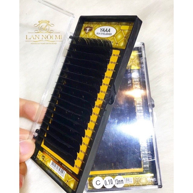 MI YAA 0.07 các độ cong C,Cc,D,U khay mix số  các loại, sợi mi được ưa thích tại thị trường Châu Âu