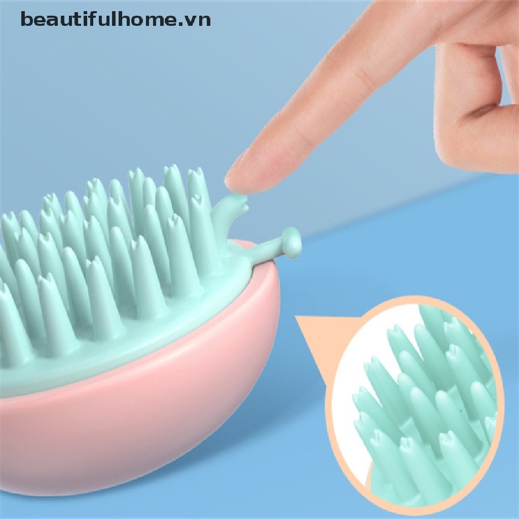 Lược Silicone Mát Xa Da Đầu Tiện Dụng