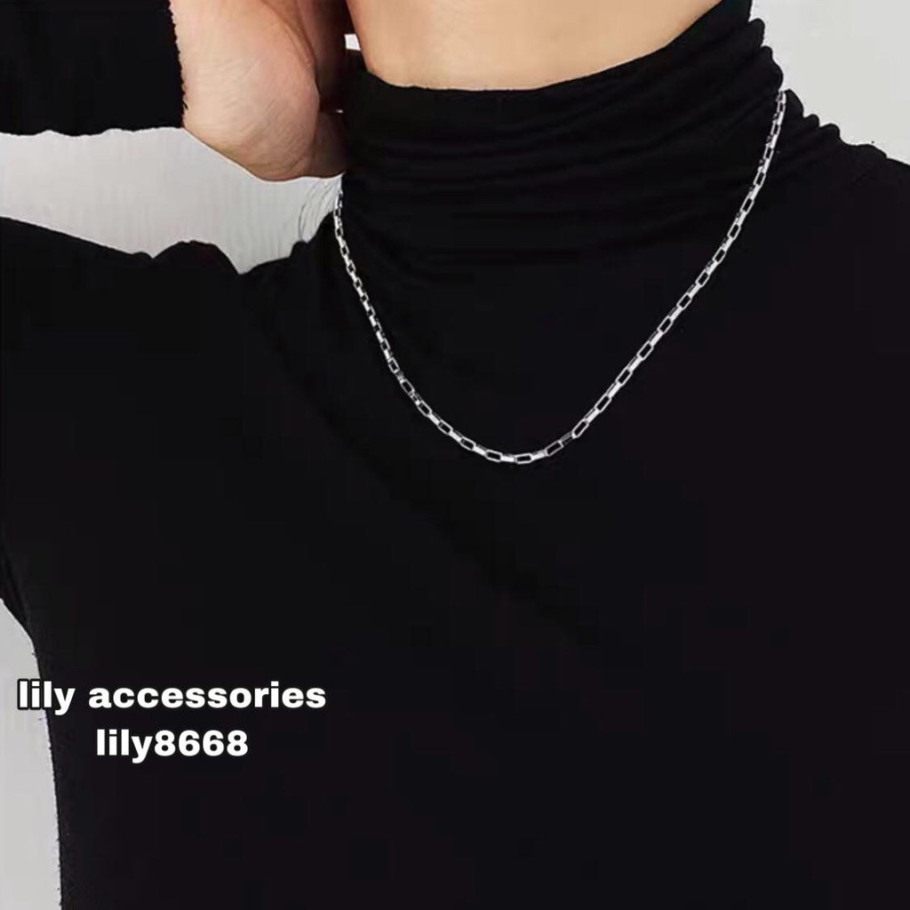 Chain Necklace dây chuyền vòng cổ titan dây không gỉ không đen siêu bền cho nam nữ unisex BTS