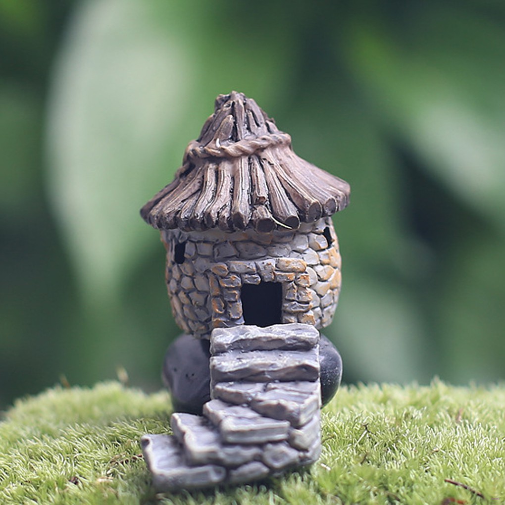 Mô Hình Ngôi Nhà Bằng Nhựa Trang Trí Sân Vườn
