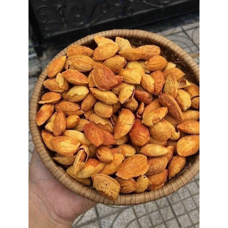 Hạnh Nhân Rang Bơ Vỏ Siêu Mỏng Loại Ngon Nhất 500g