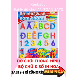 ĐỒ CHƠI THÔNG MINH BỘ CHỮ SỐ TO NAM CHÂM - MS KUN93 Phát triển kĩ năng học hỏi trước khi đi học