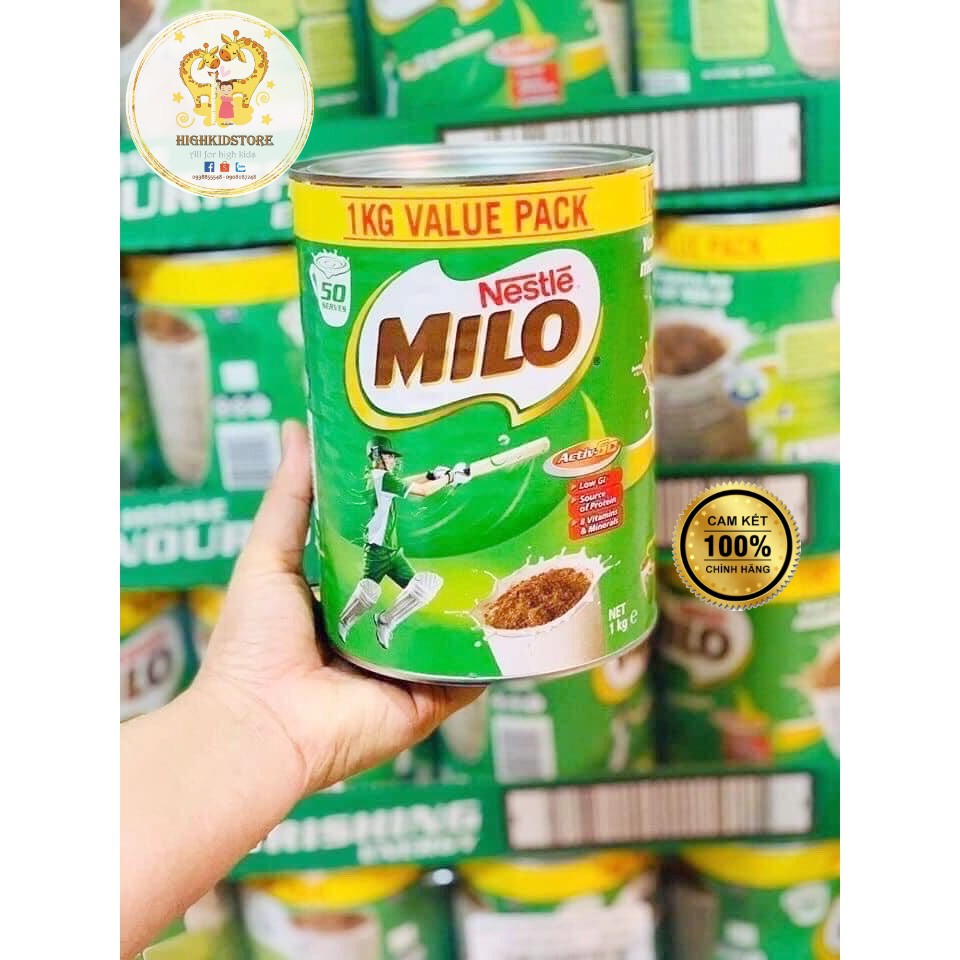 Sữa MILO 1KG NỘI ĐỊA CHUẨN ÚC [Date mới nhất]