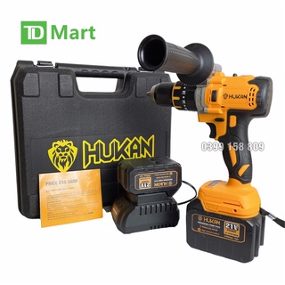 Máy khoan dùng pin 21V HUKAN X8PRO 3 Chức Năng, động cơ không chổi than