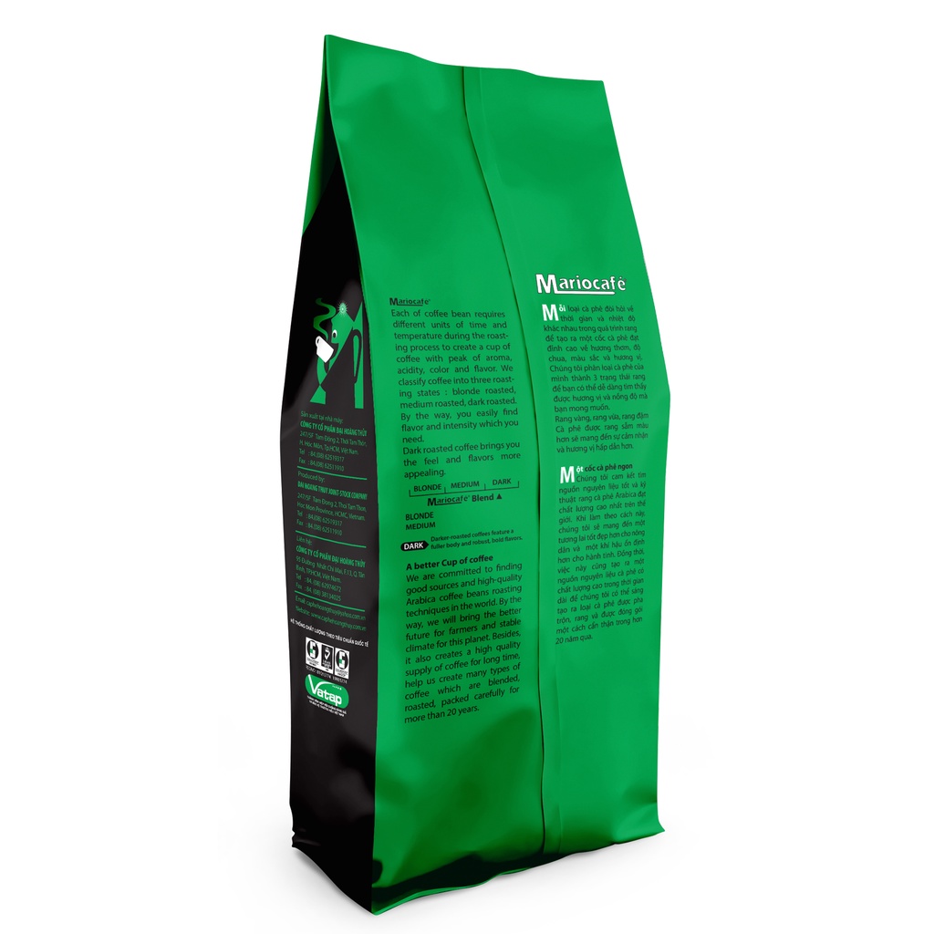 Cà phê Moka nguyên chất 100%  - Chua thanh nhẹ nhàng, vị đắng ngọt