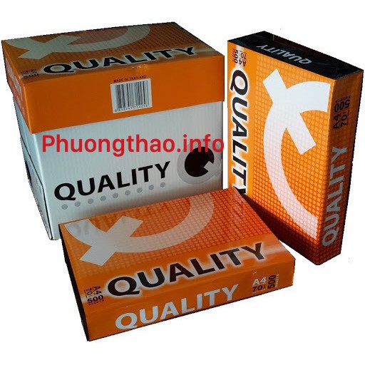 [ Giá tại kho ] Giấy in Quality A4/70gsm, 500 tờ/ram - Giấy Thái Lan.