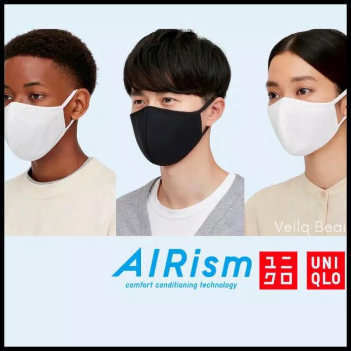 (hàng Mới Về) 1 Khẩu Trang Uniqlo Airsm Warehouse Kèm 3 Ống Thở