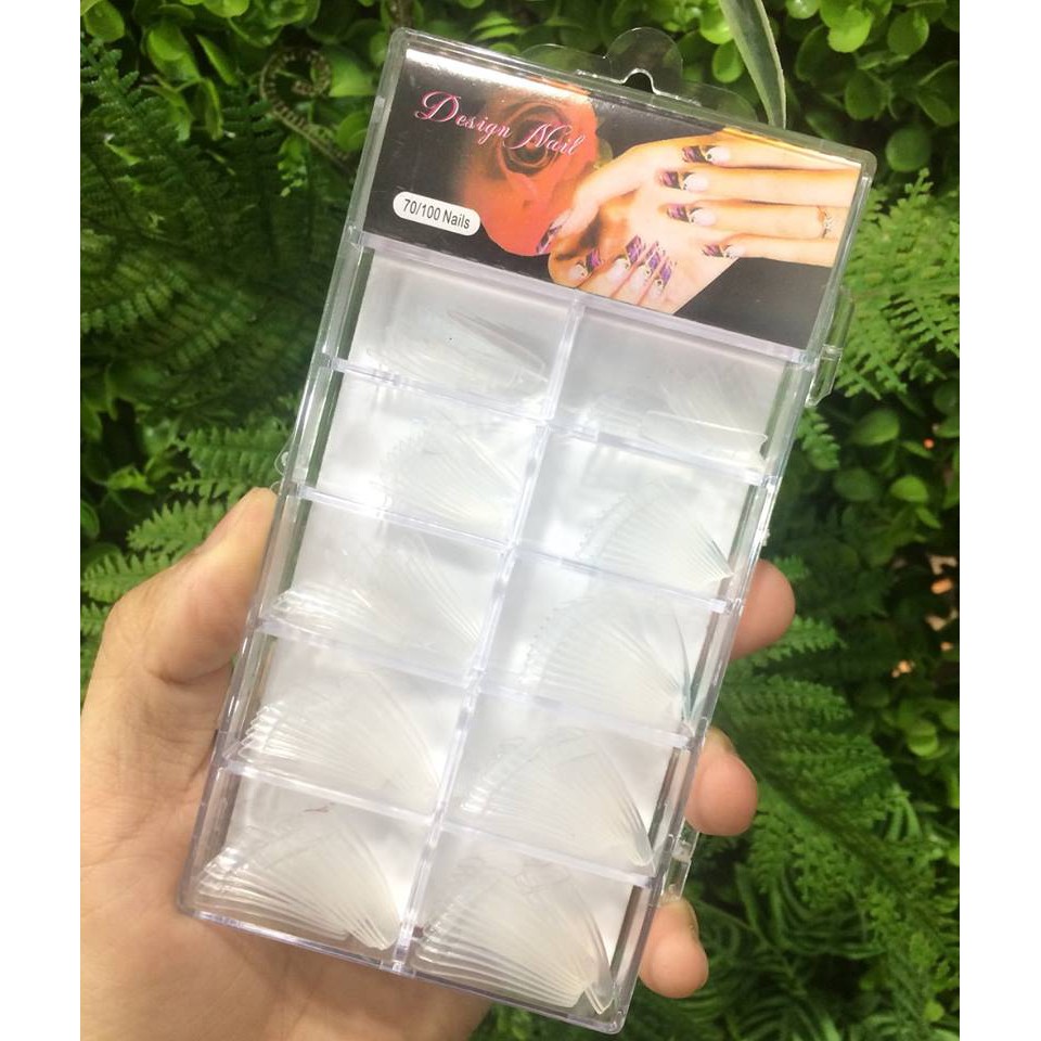 Móng giả nail Nối Đầu Móng 100 Chiếc