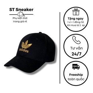 Mũ Lưỡi Trai 🍁 Nón Kết Das Logo Thêu Vàng Dành Cho Nam Nữ