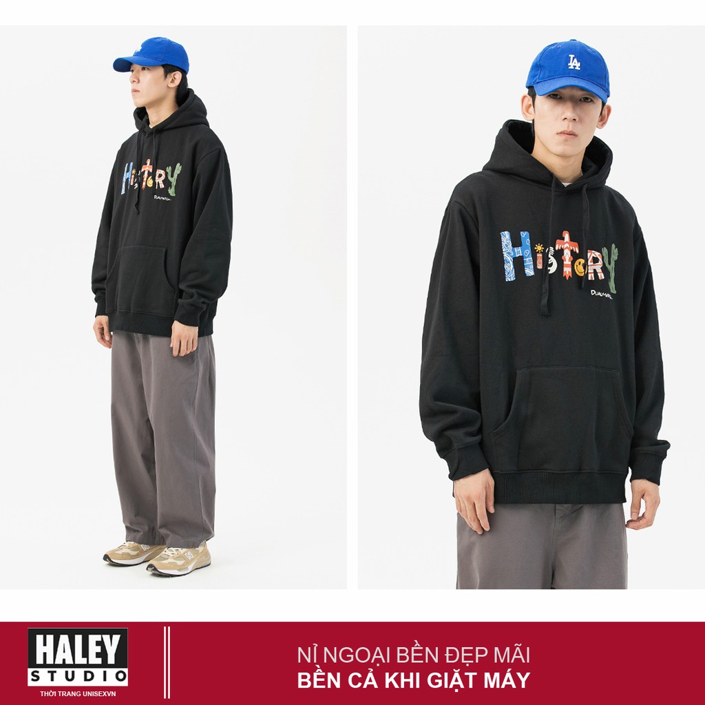 Áo Hoodie Nam Nữ unisex phong cách Hàn Quốc cá tính, Áo chất nỉ cá sấu mã HD037 - Tặng vòng tay xinh - HaleyStudio | BigBuy360 - bigbuy360.vn