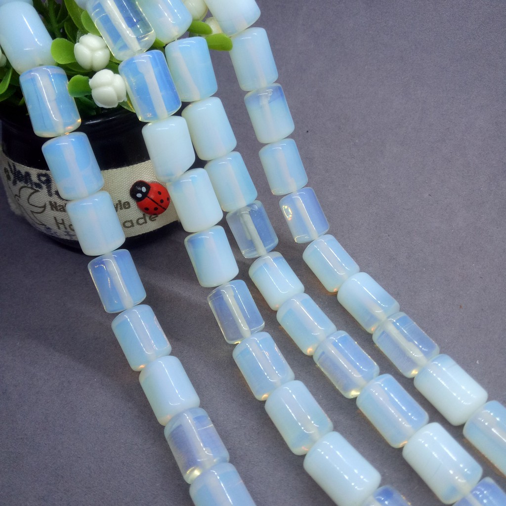 Chuỗi Hạt Đá Mắt Mèo Tự Nhiên 10 * 14mm Làm Vòng Đeo Tay diy
