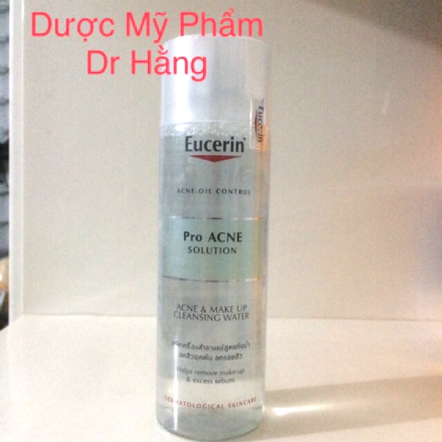 [CHÍNH HÃNG] Nước Tẩy Trang EUCERIN  Proacne Cho Da Dầu Mụn