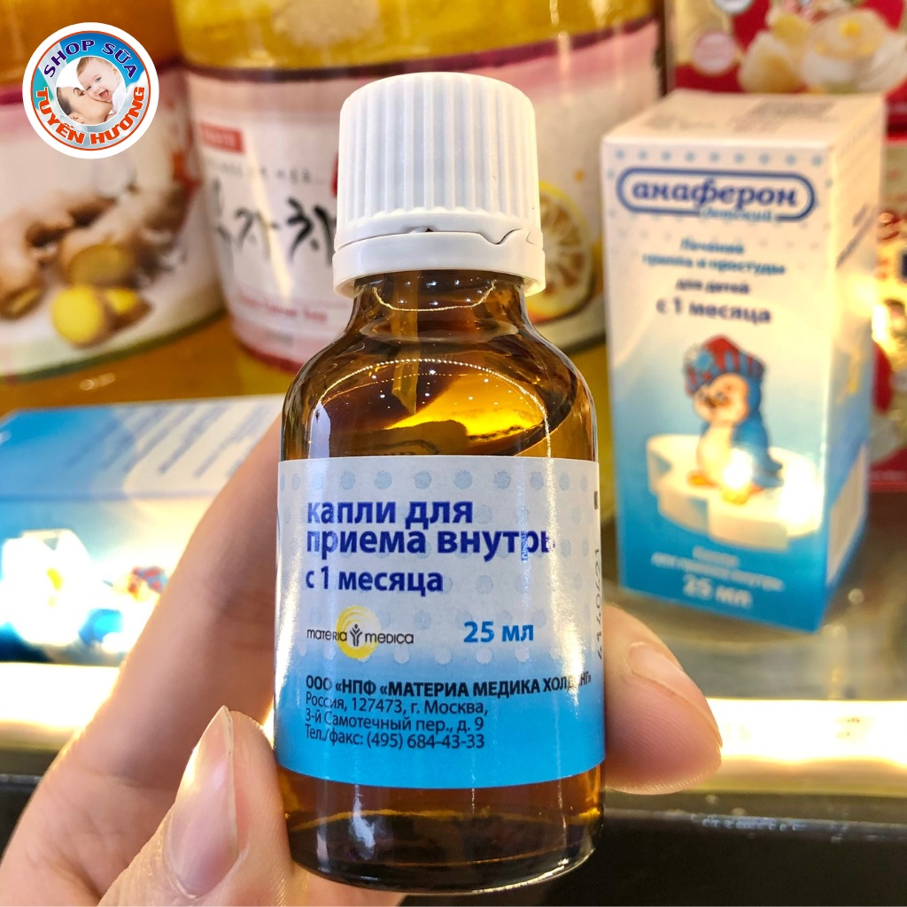 Tăng Đề Kháng Chim Cánh Cụt Anaferon Cho Bé