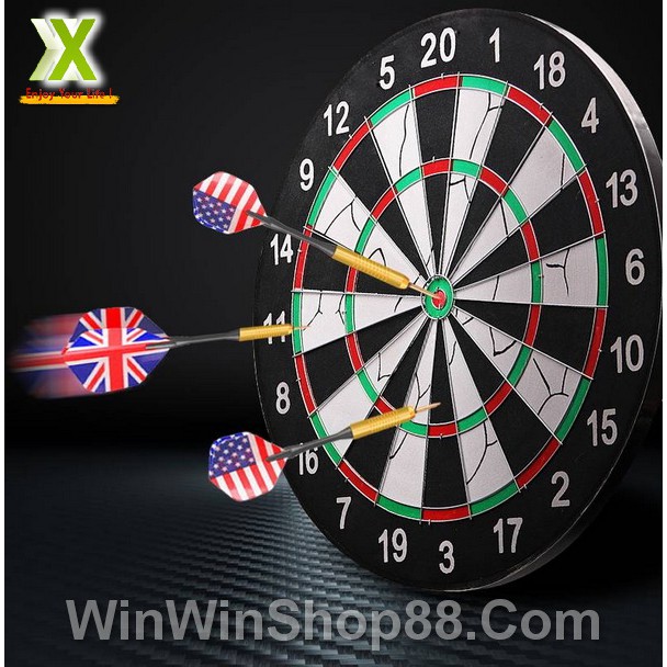 Bảng Phóng Phi Tiêu 18 inch (Flocked Dart Board) cao cấp [ĐƯỜNG KÍNH 45CM, DÀY 2.5CM]