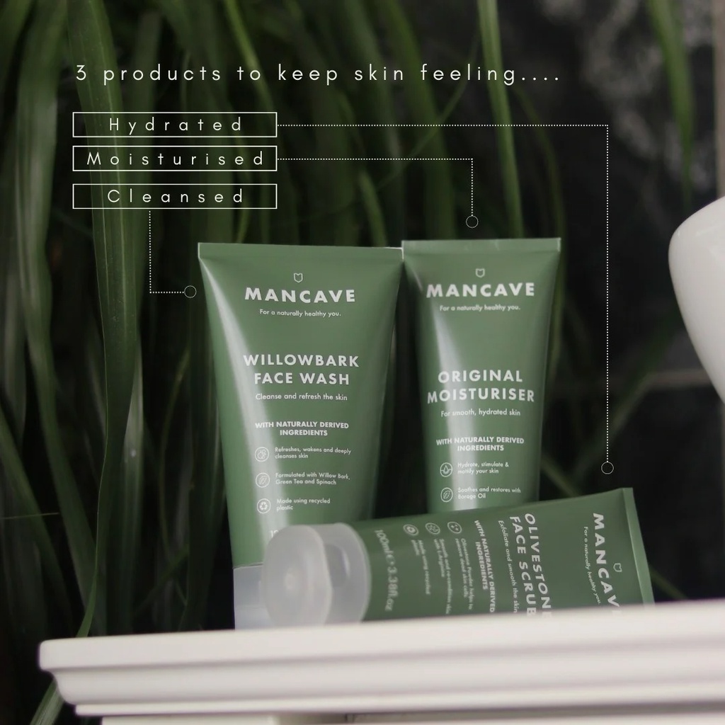 Sữa Rửa Mặt Tẩy Tế Bào Chết ManCave Charcoal Face Scrub  100ML