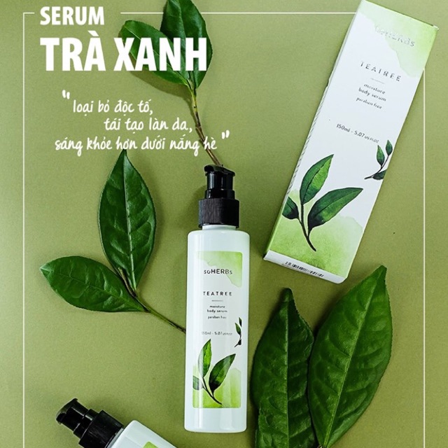 Serum body trà xanh