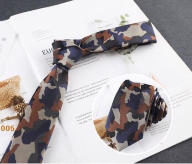 Cà vạt bản 6cm phong cách Hàn Quốc