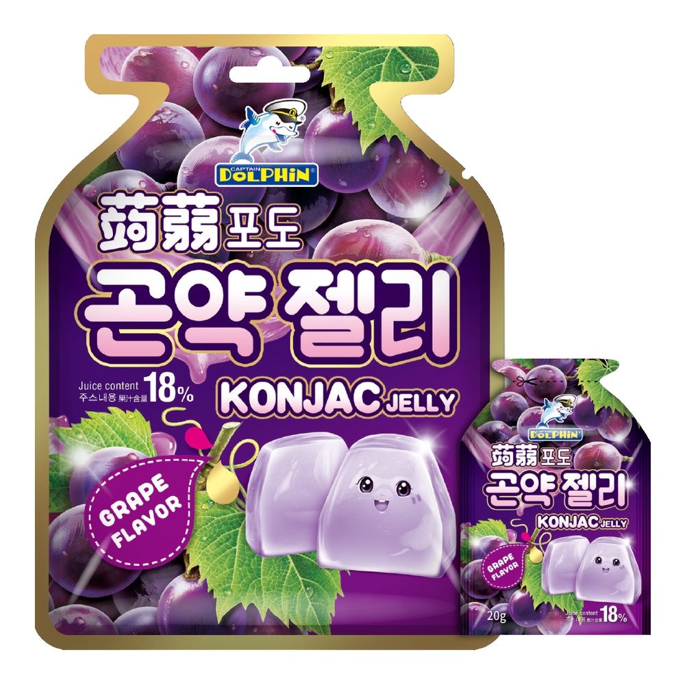 Thạch Trái cây Dolphin KONJAC Jelly 300g