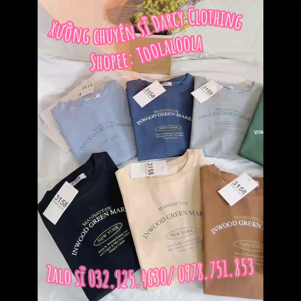 [Mã BTERT6 giảm đến 30k đơn 150k] áo thun 3158 ✨ FREESHIP ✨ mẫu basic MANHATTAN áo phông cotton nam nữ | BigBuy360 - bigbuy360.vn