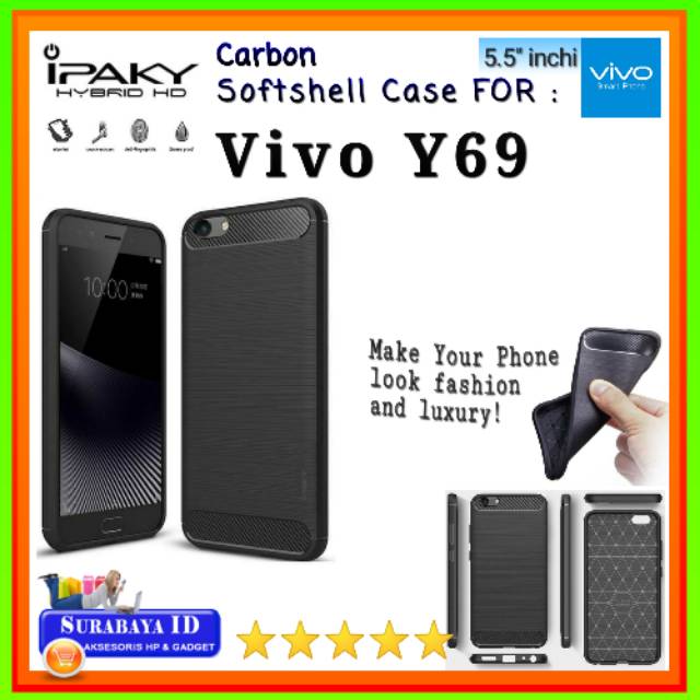 Ốp Lưng Mềm Cho Vivo Y69 Case (5.5 ") Ipaky Vivo Y69