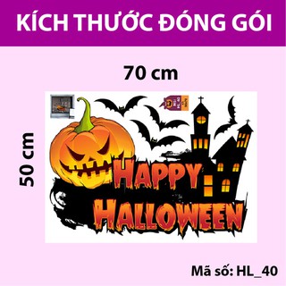 DECAL TRANG TRÍ HALLOWEEN SỐ 40