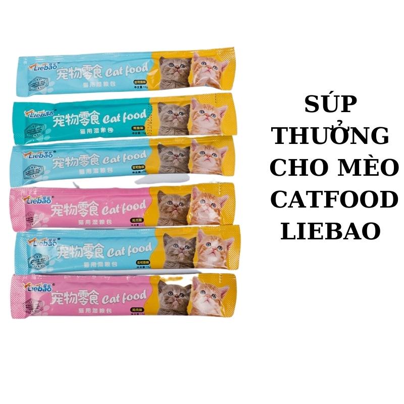 [HÀ NỘI] Súp thưởng cho chó mèo thú cưng tổng hợp nhiều vị 15g