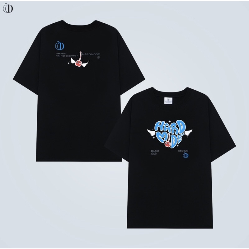 Áo thun nam nữ, Unisex tay lỡ local brand hardmode FLYING HEART  tee